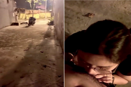 Dâm đãng kinh khủng trước khi về phải vào ngõ làm tình